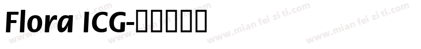 Flora ICG字体转换